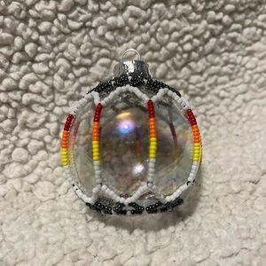 Handmade Beaded Christmas Ornament